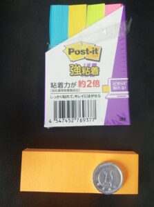Post-it 強粘着の付箋【PC・モニター  OK】